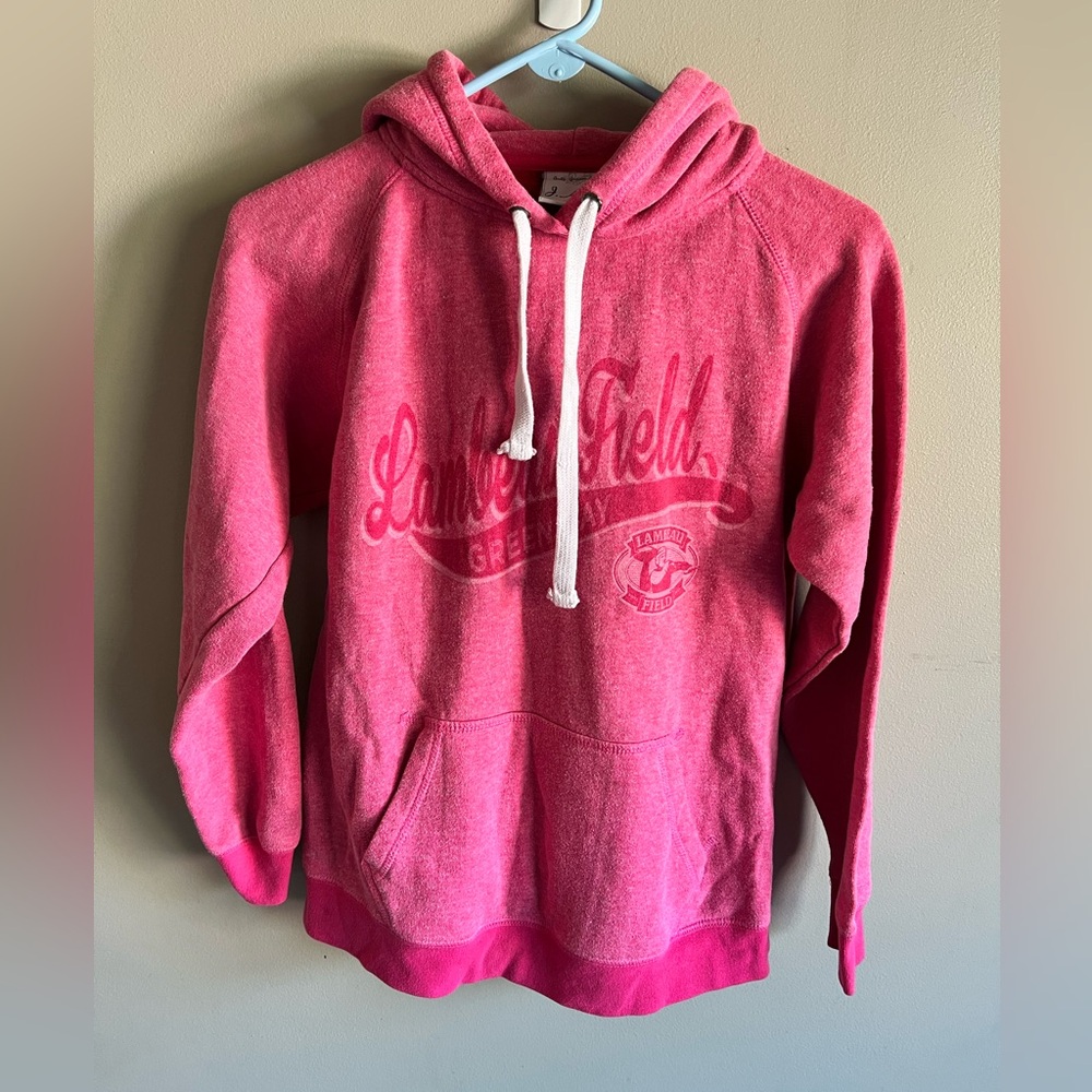 J. America Pink Lambeau Field Hoodie